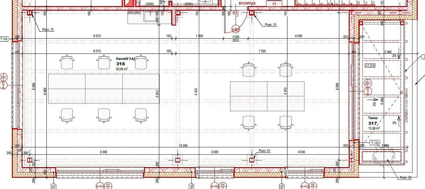 Pronájem kanceláře 84 m² – fotografie 4