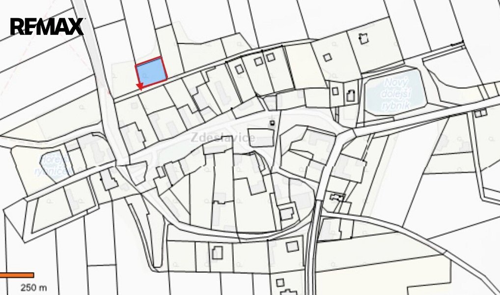 Prodej stavebního pozemku 666 m², Chlístovice – náhled fotky 5