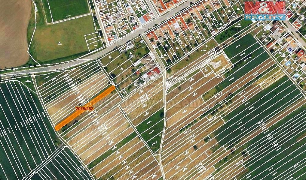 Prodej pole 720 m², Hrušky – náhled fotky 3