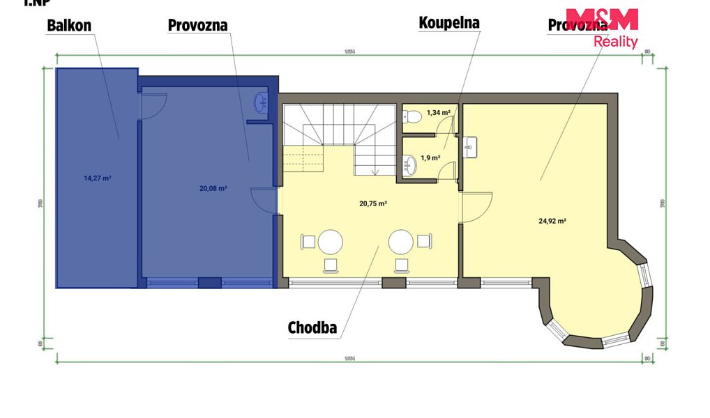 Pronájem obchodních prostor 35 m², Mariánské Lázně – náhled fotky 3