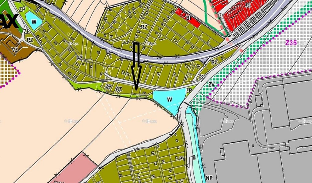 Prodej zahrady 406 m², Pelhřimov – fotka 1 z 5