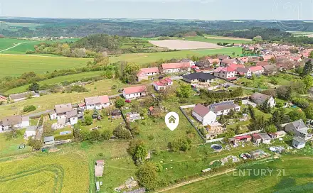 Prodej stavebního pozemku 909 m², Podmokly, okres Rokycany