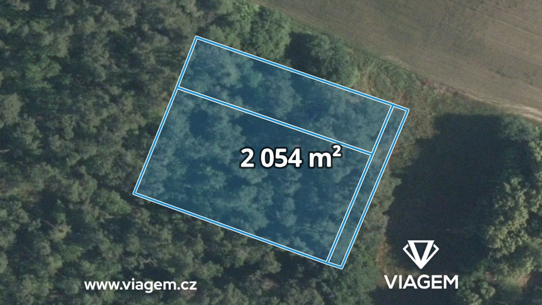 Prodej lesa 2 054 m²
