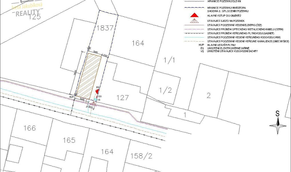 Prodej stavebního pozemku 244 m², Byšice – náhled fotky 10