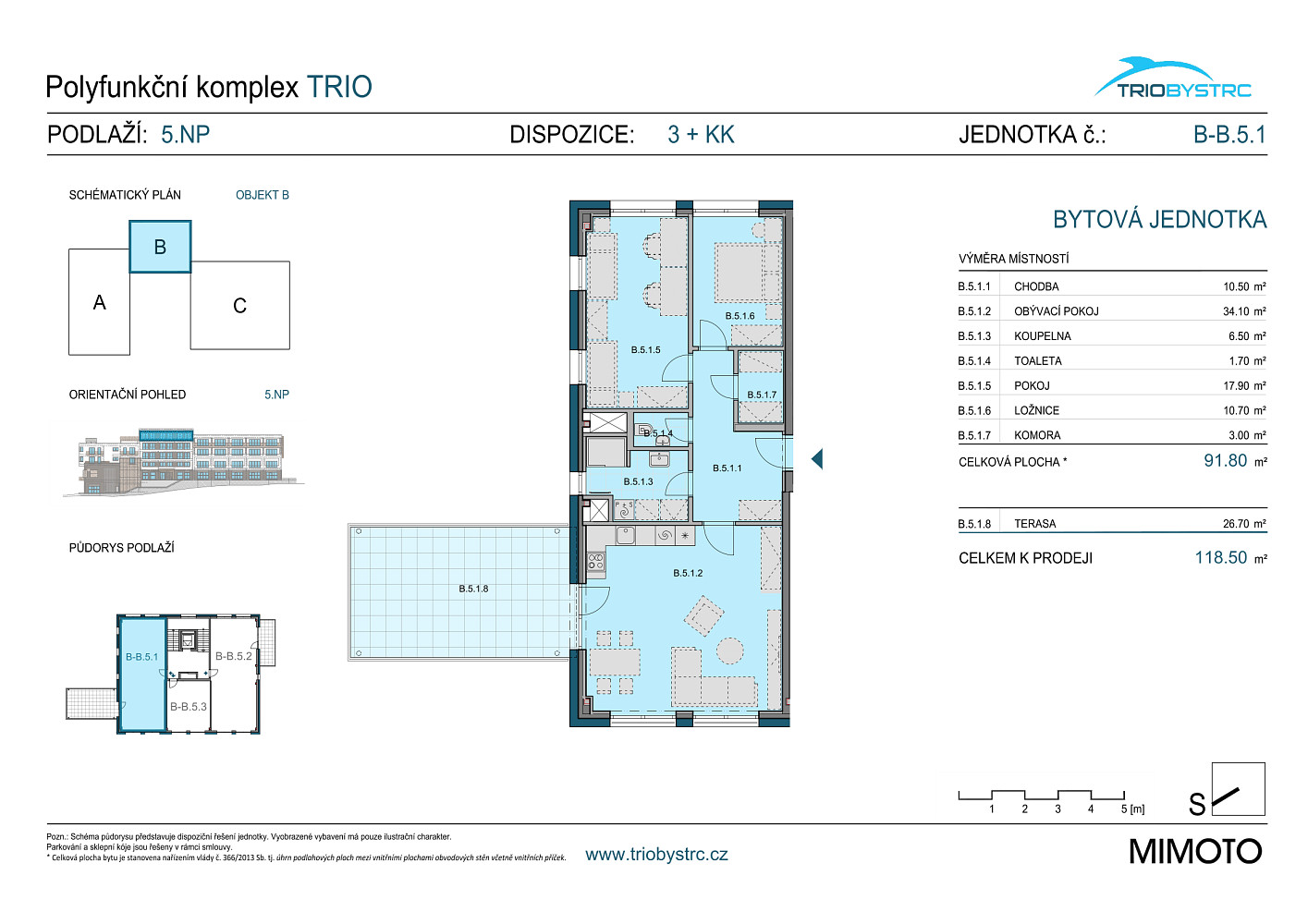 Prodej bytu 3+kk 92 m² - Ansicht 3
