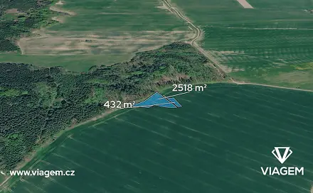 Prodej pole 2 950 m², Příkosice, okres Rokycany