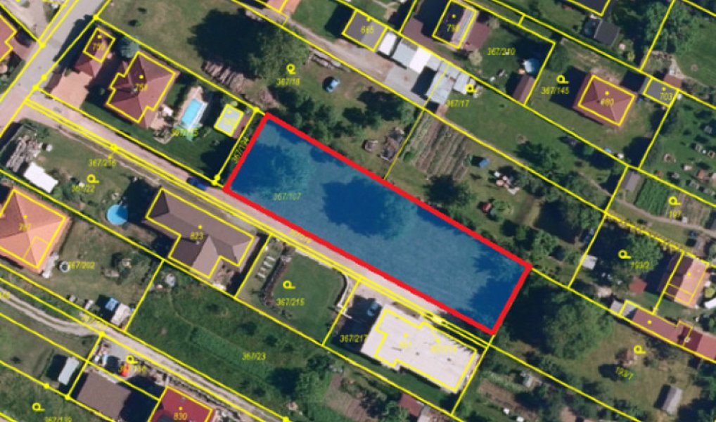 Prodej stavebního pozemku 1 422 m², Čebín – náhled fotky 8