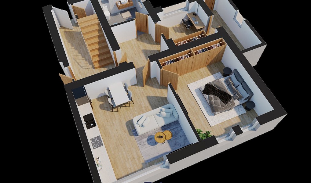 Prodej bytu 3+kk 69 m², Velké Hamry – náhled fotky 8