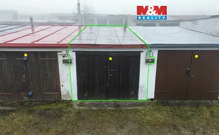 Prodej garáže, 17 m2, Sezimovo Ústí, ul. Ke Hvězdárně, Ke Hvězdárně, Sezimovo Ústí, okres Tábor