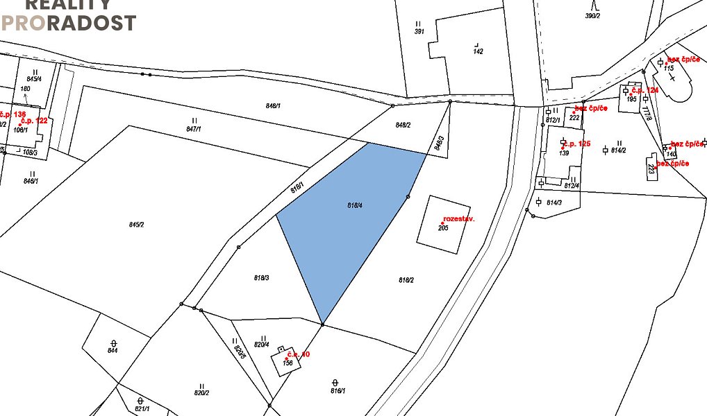 Prodej stavebního pozemku 1 397 m², Krupka – náhled fotky 3