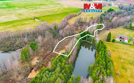 Prodej vodní plochy 8 649 m², Dvory nad Lužnicí, okres Jindřichův Hradec