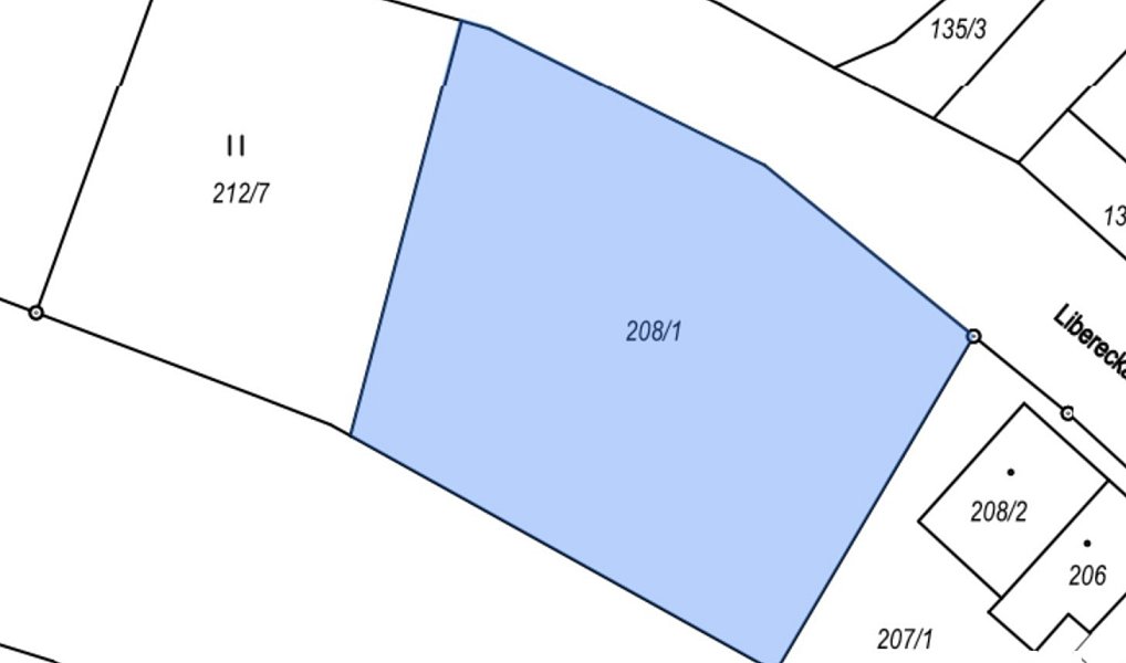 Prodej stavebního pozemku 1 508 m², Česká Lípa – náhled fotky 3