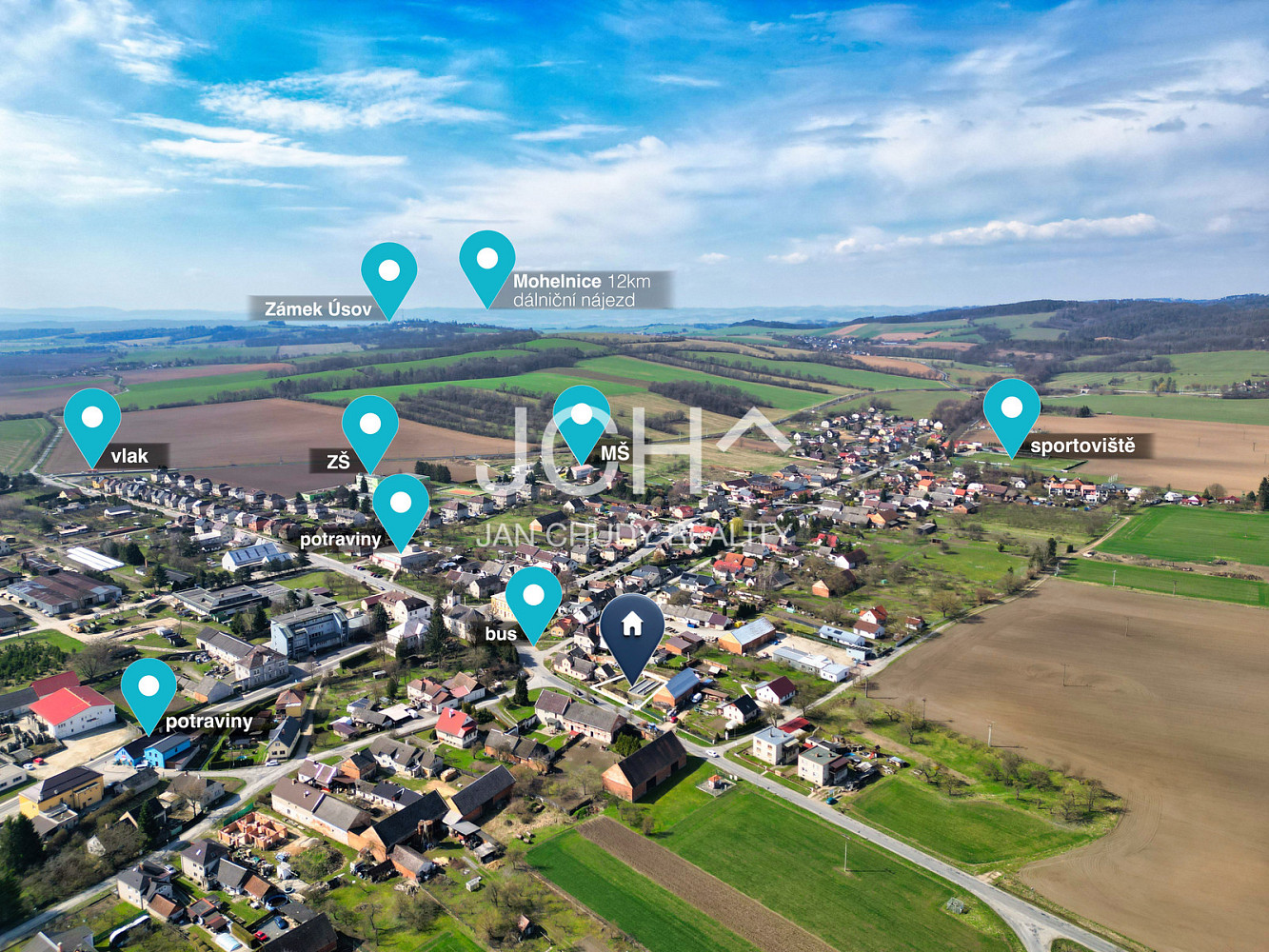 Prodej stavebního pozemku 722 m² – fotografie 3