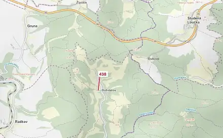 Dražba lesa 836 m², Maletín