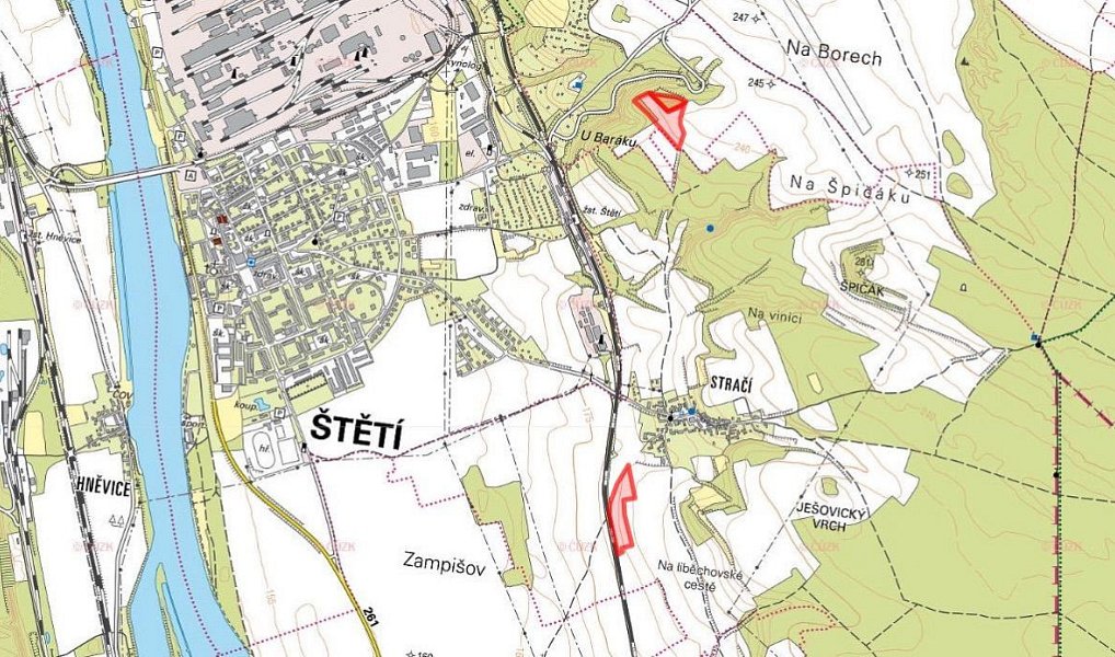 Prodej pole 15 889 m², Štětí – náhled fotky 3