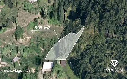 Prodej lesa 595 m², Vsetín
