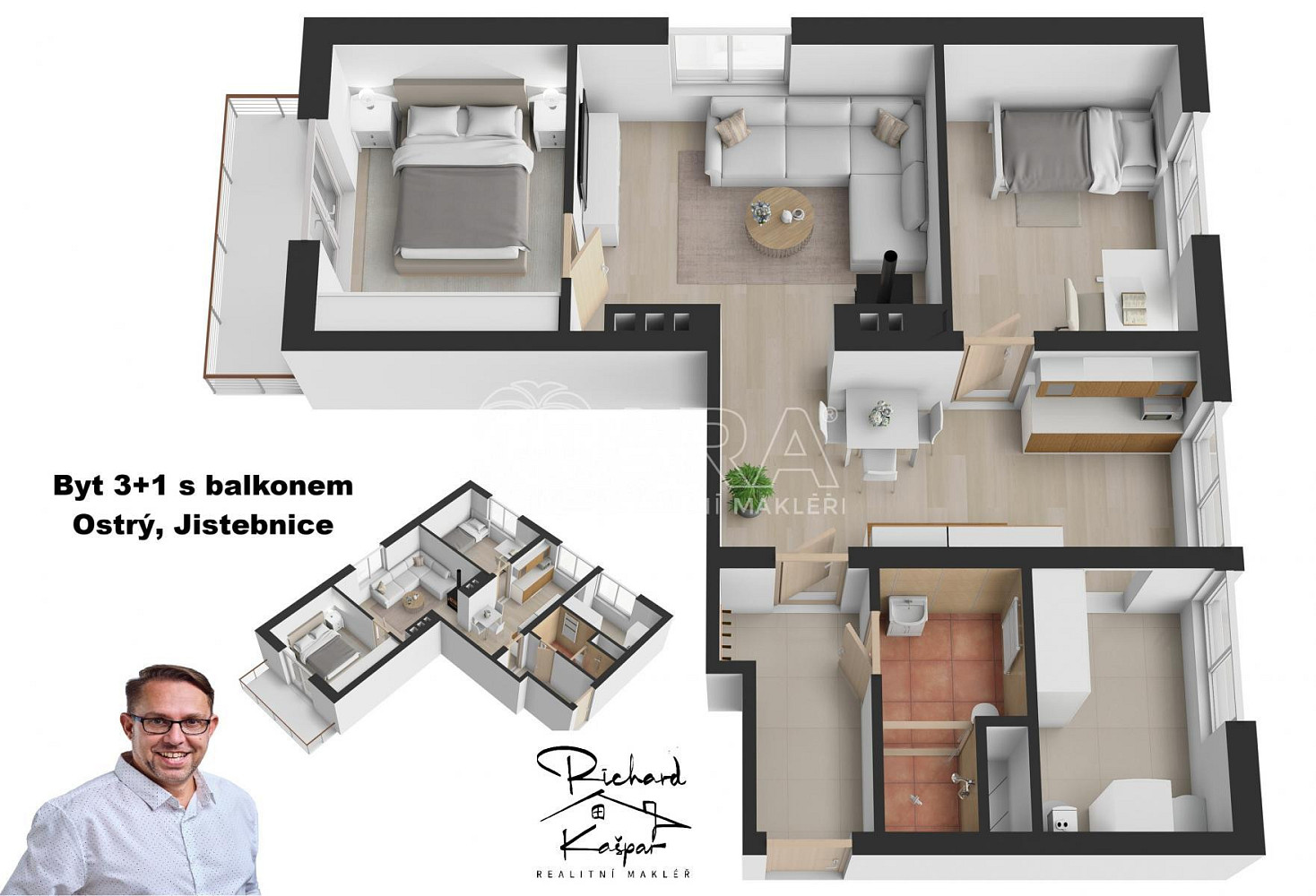 Prodej bytu 3+1 55 m² – fotografie 4