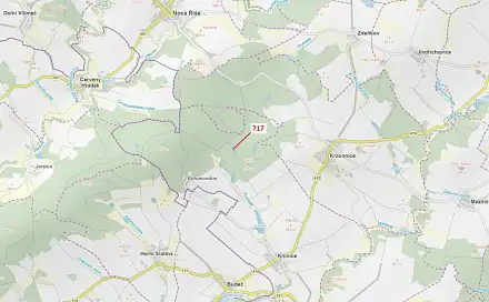 Dražba lesa 2 761 m², Knínice