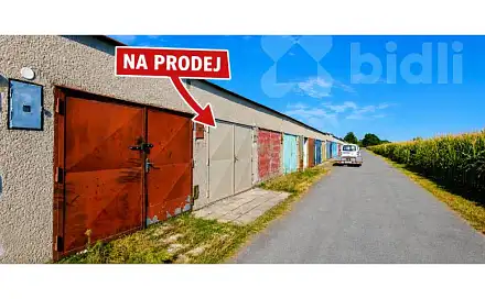 Garáž na prodej - holešov, lokalita u letiště