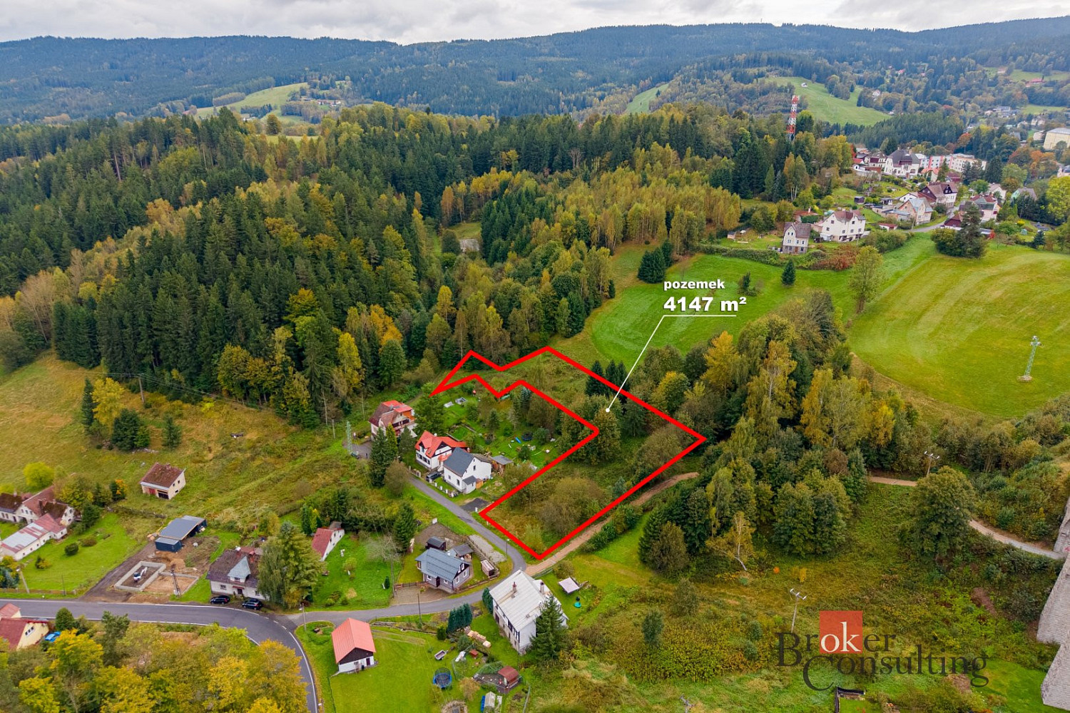 Prodej stavebního pozemku 4 147 m² — photo 2