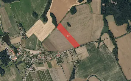 Prodej pole 10 648 m², Kraborovice - Úhrov, okres Havlíčkův Brod