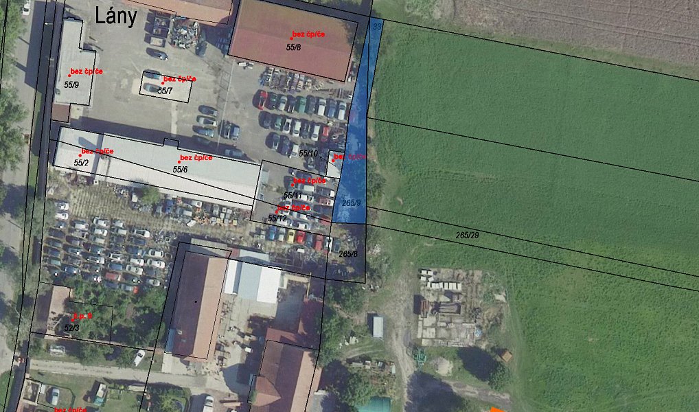 Prodej pole 24 m², Kostomlaty nad Labem – fotka 1 z 3