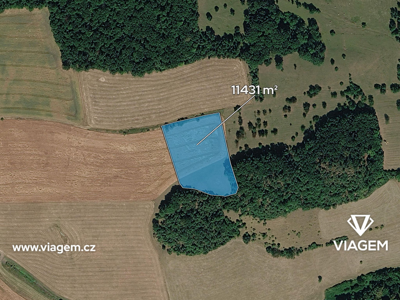 Prodej pole 2 286 m² – fotografie 2