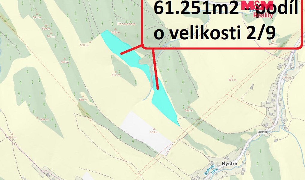 Prodej louky 61 251 m², Stárkov – náhled fotky 3
