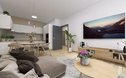 Prodej bytu 2+kk 53 m², Jínova, Lázně Bělohrad, okres Jičín