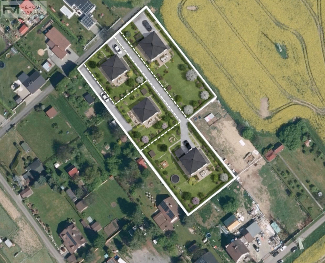 Prodej stavebního pozemku 6 544 m²