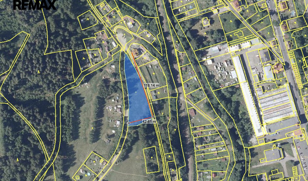 Prodej stavebního pozemku 3 136 m², Kraslice – náhled fotky 2