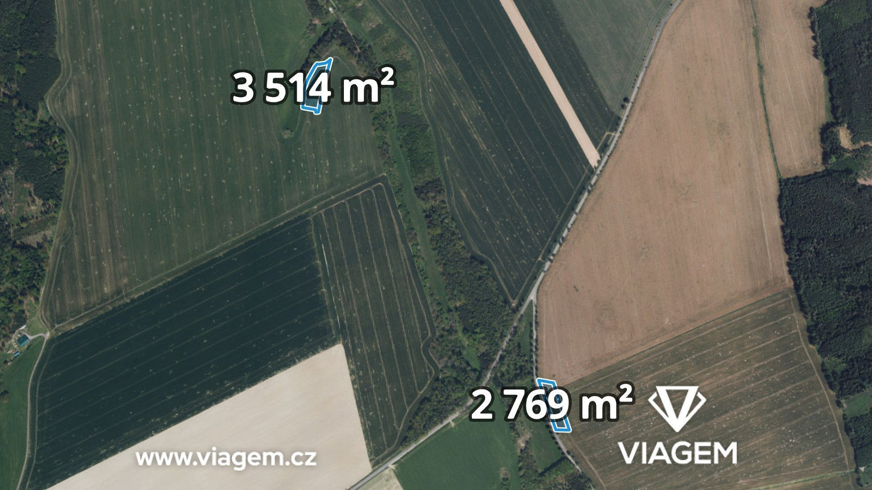Prodej pole 1 047 m²