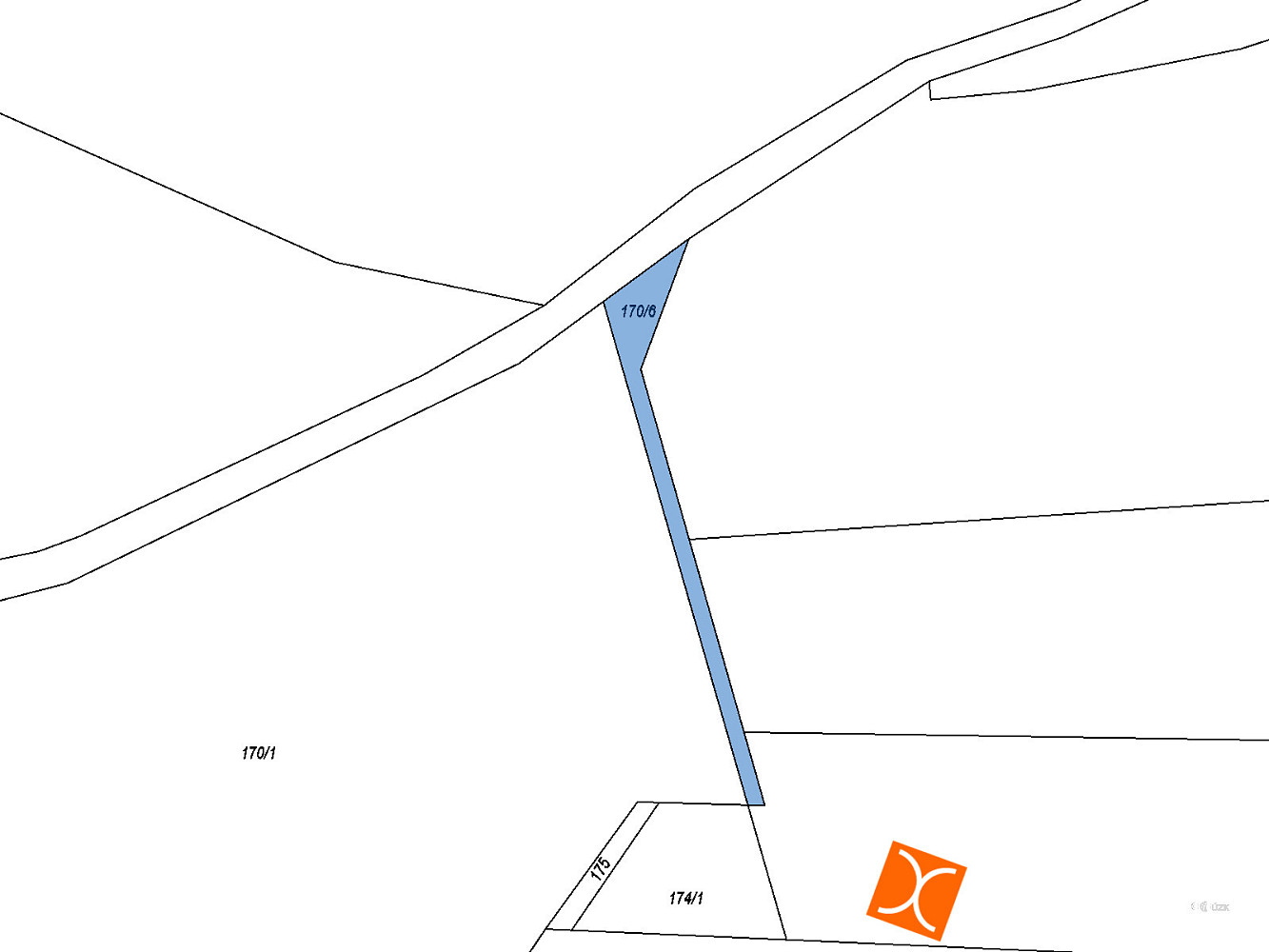 Prodej pole 52 m² – pohled 2