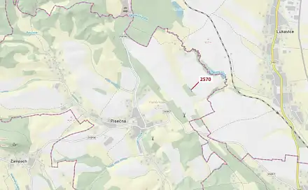 Dražba lesa 447 m², Písečná