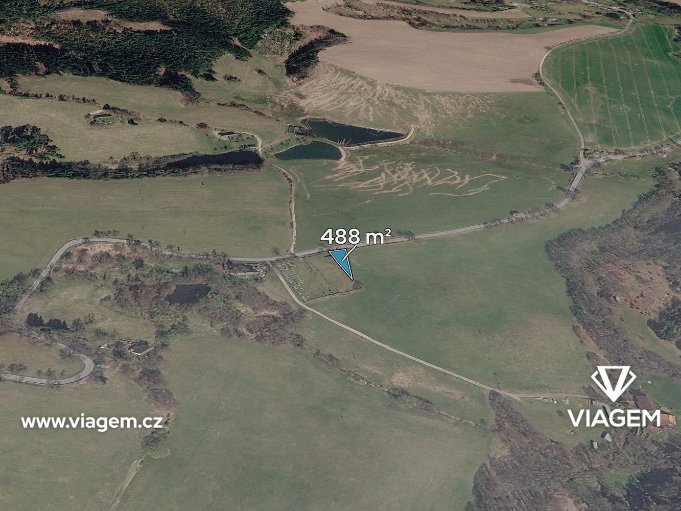 Prodej pole 488 m²