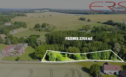 Prodej stavebního pozemku 3 264 m², Pertoltice - Horní Pertoltice, okres Liberec