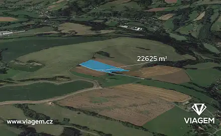 Prodej pole 11 311 m², Stružinec, okres Semily