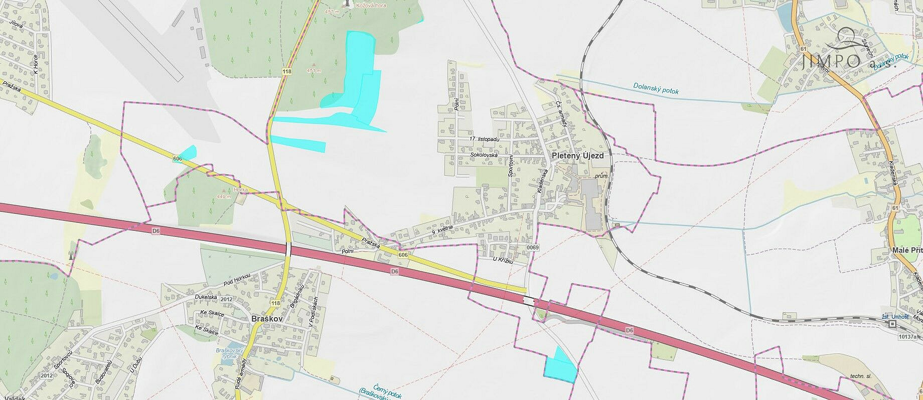 Prodej pole 79 838 m²