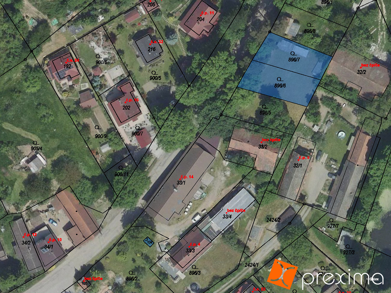 Prodej stavebního pozemku 272 m²