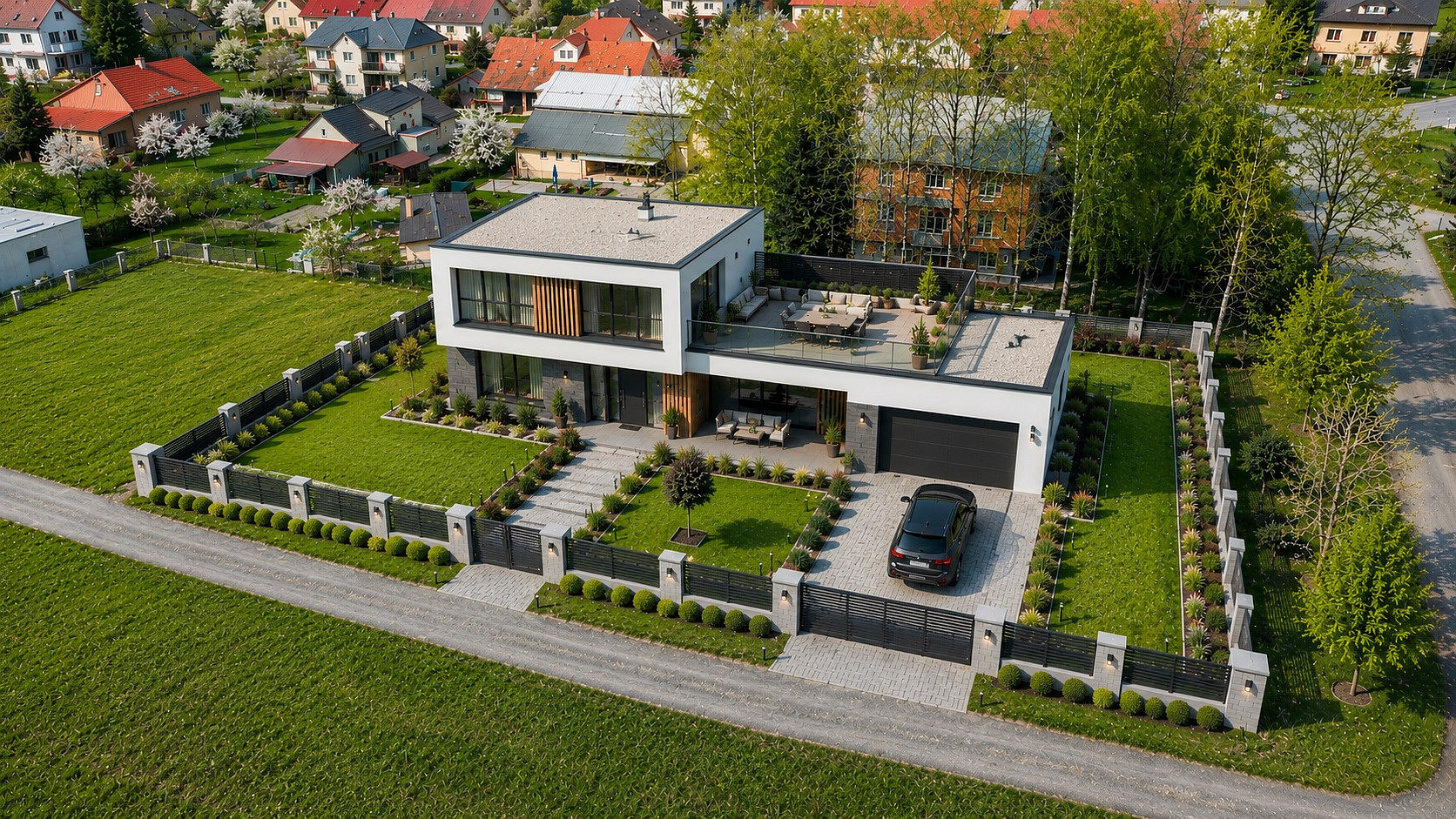 Prodej stavebního pozemku 1 156 m² – pohled 3