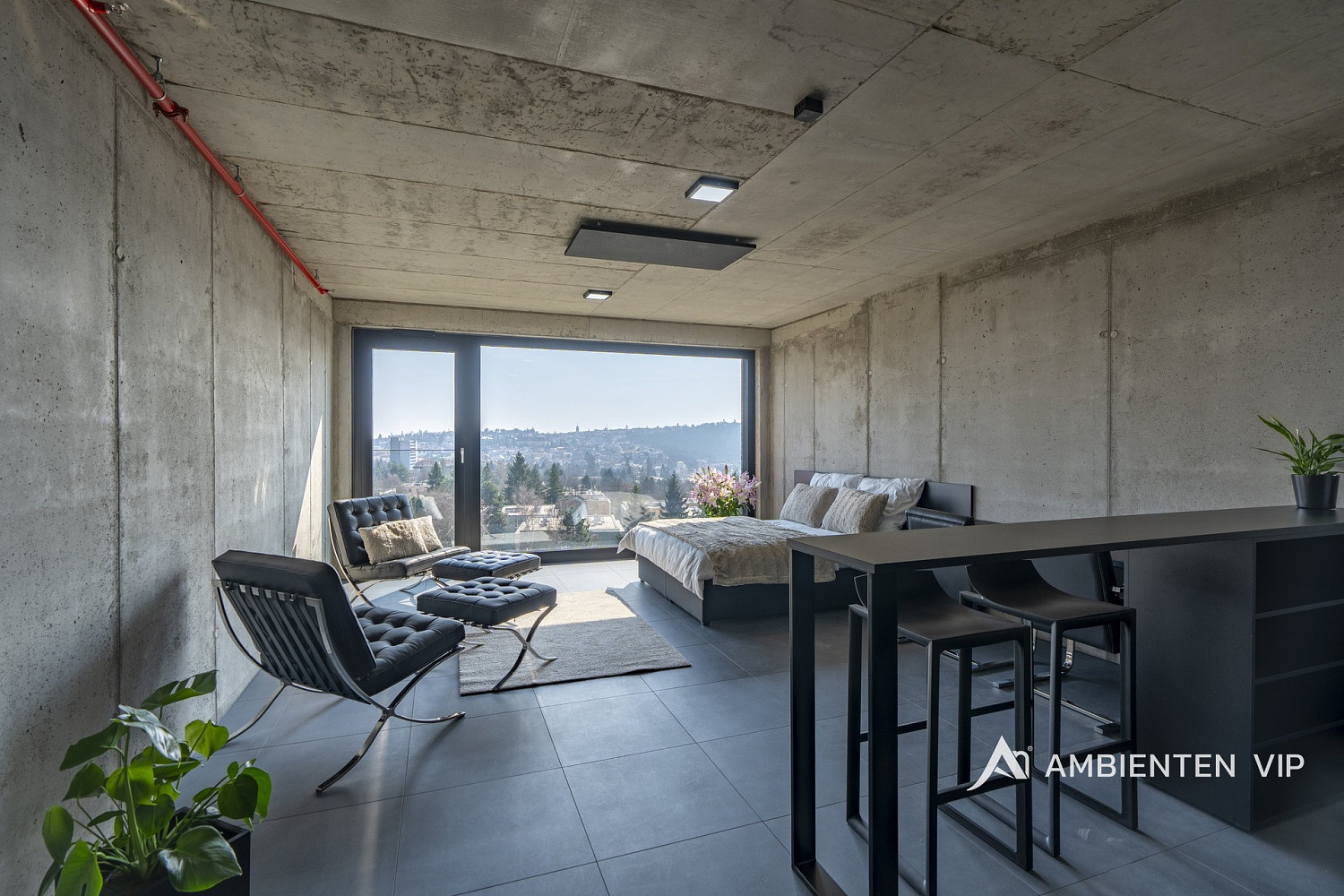 Pronájem bytu 1+kk 38 m² – pohled 4