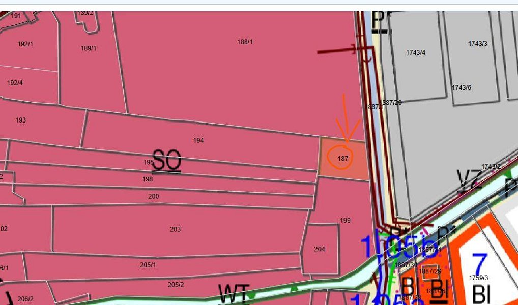 Prodej stavebního pozemku 474 m², Určice – náhled fotky 3