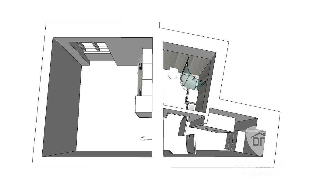 Pronájem bytu 1+kk 22 m², Praha – náhled fotky 9