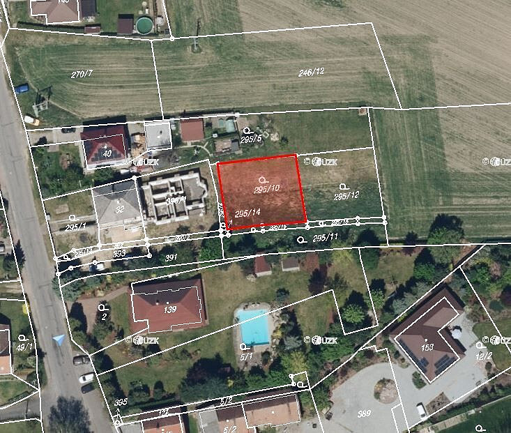 Prodej stavebního pozemku 398 m²