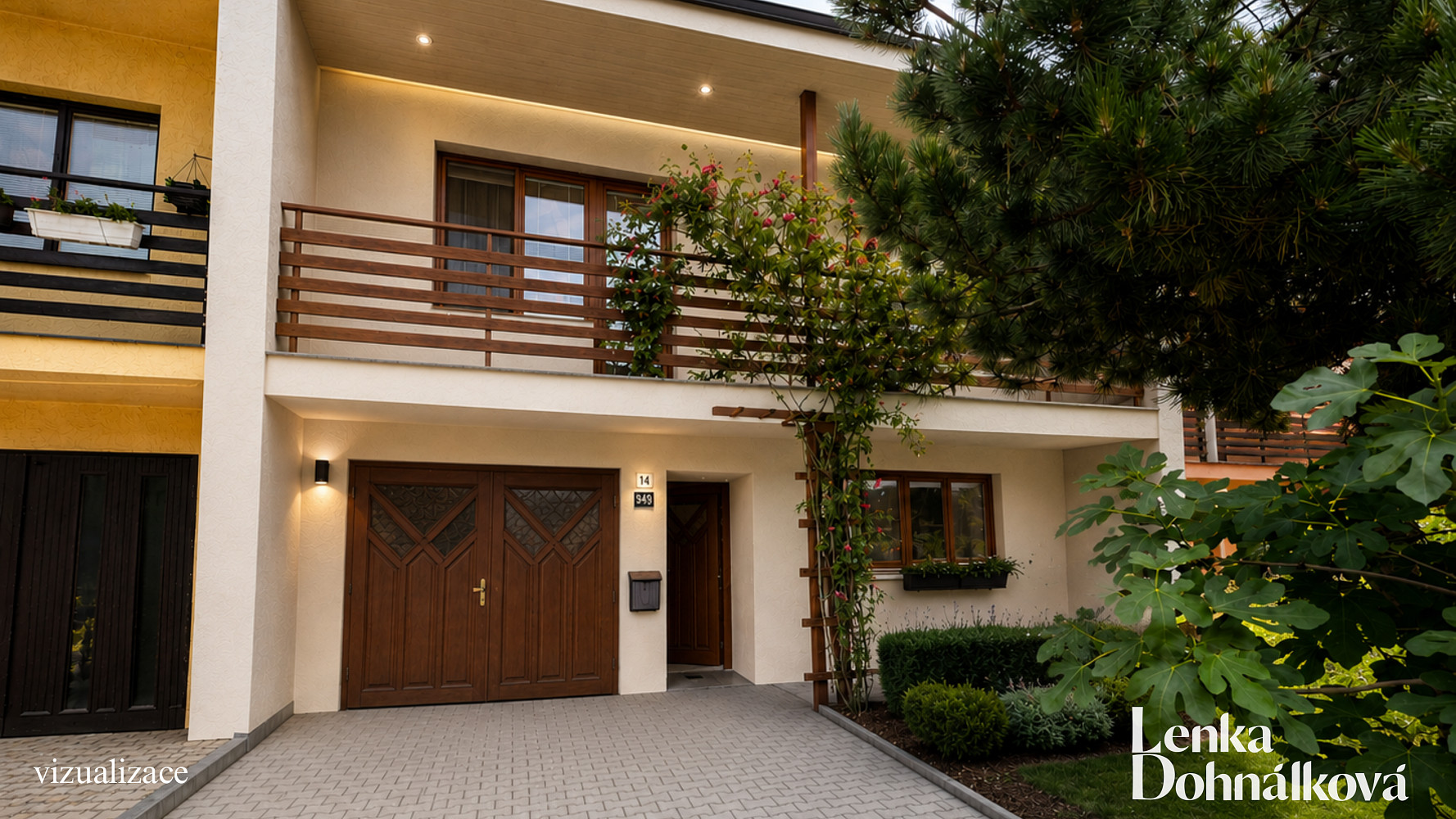 Prodej domu 200 m² s pozemkem 352 m² – pohled 2