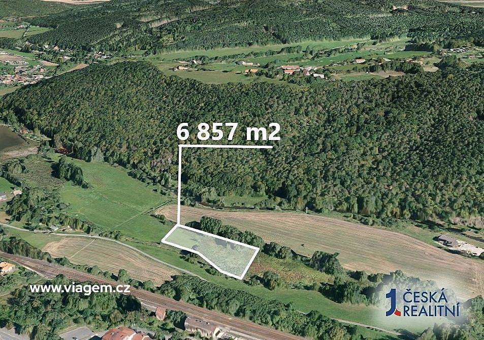 Prodej pole 6 857 m² – fotografie 2