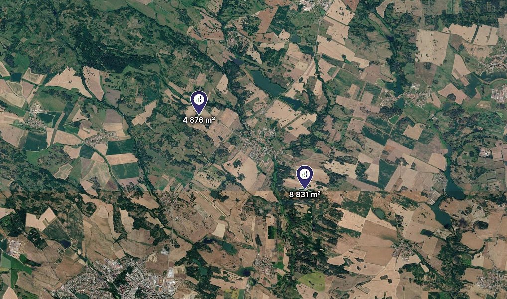 Prodej lesa 3 427 m², Trnava – náhled fotky 3