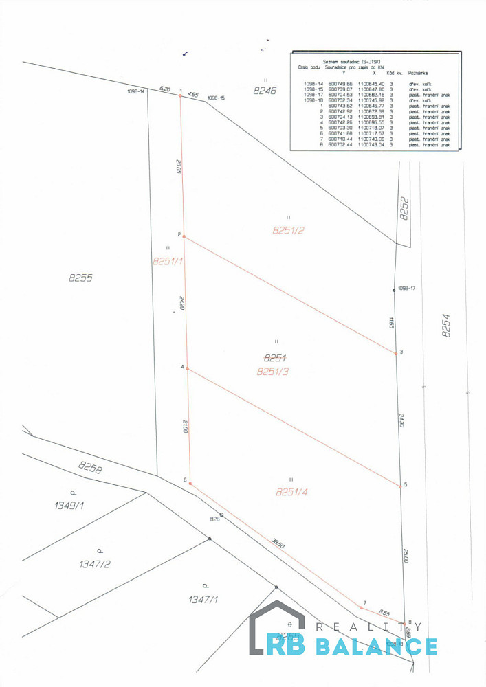 Prodej stavebního pozemku 926 m² – fotografie 2