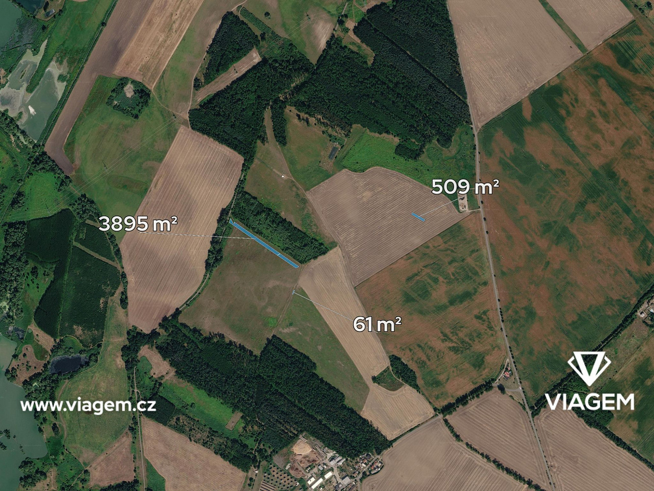 Prodej pole 1 289 m² — photo 2