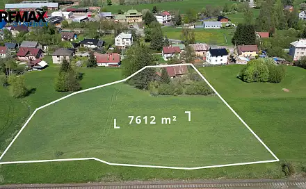 Prodej stavebního pozemku 7 612 m², U Splavu, Nová Paka, okres Jičín